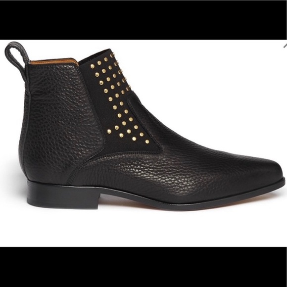 💕x2HP💕Chloe Studded Leather Chelsea black Boots - Picture 3 of 16